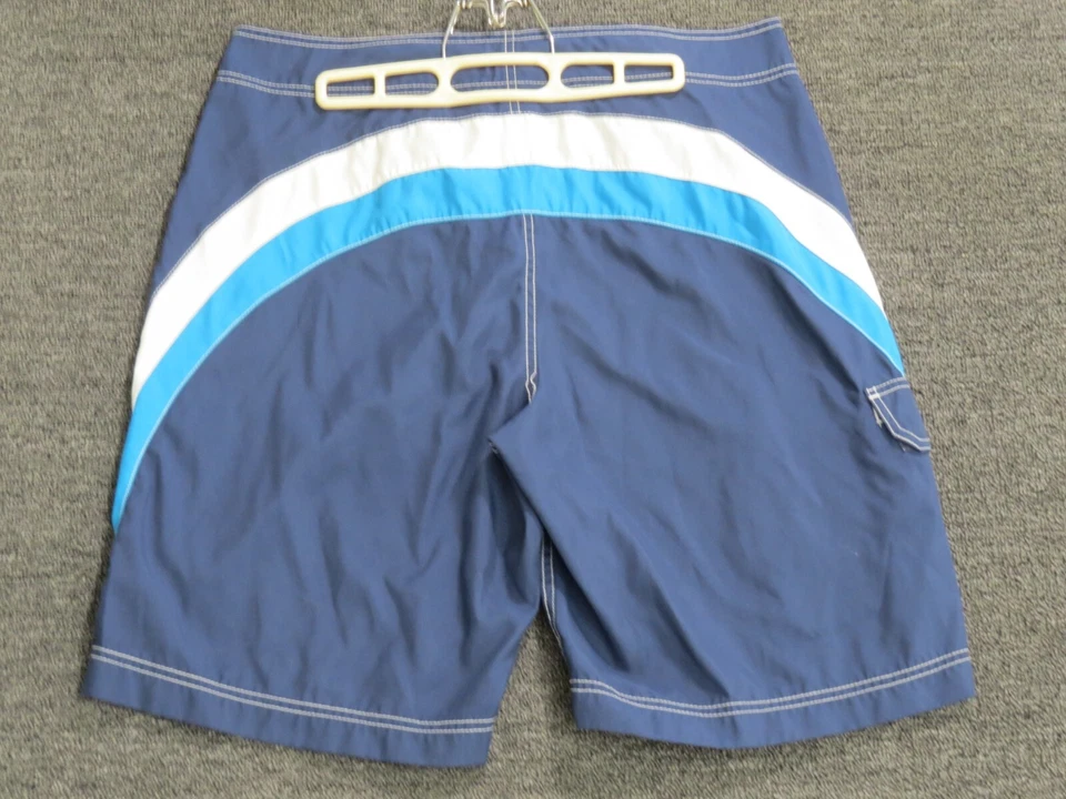 Bañador American Eagle Board Shorts Para Hombre Talla 34 Azul y Blanco Foto 2 de 3