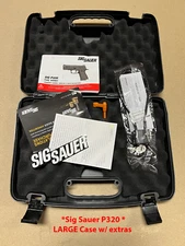 Sig Sauer Pistol Case LARGE Fits P320 M17 M18 P220 P226 P229 P365 - New