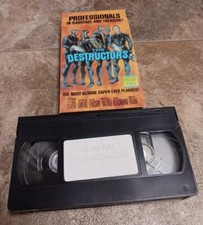 1988 Vintage The Destructors Movie VHS Tape Richard Egan Patricia Owens Tested 