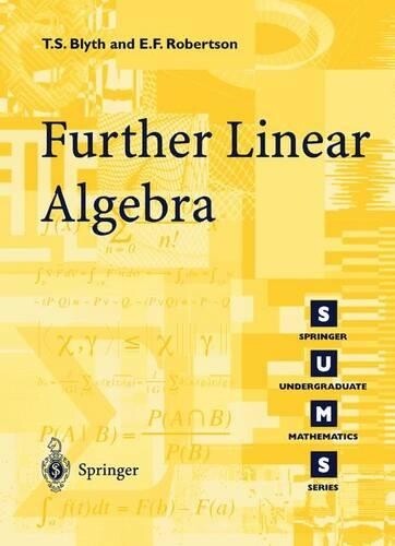 Thumbnail - E F. Robertson T.s. Blyth Further Linear Algebra (taschenbuch)