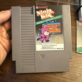 Ninja Kid (Nintendo NES) Complete Hang Tab & 5 Screw - Tested - Authentic