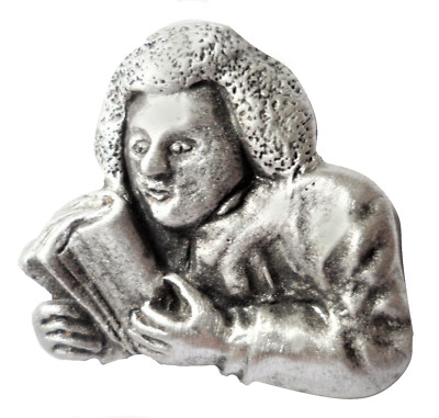 Dr Samuel Johnson Zinn Pin Anstecker 