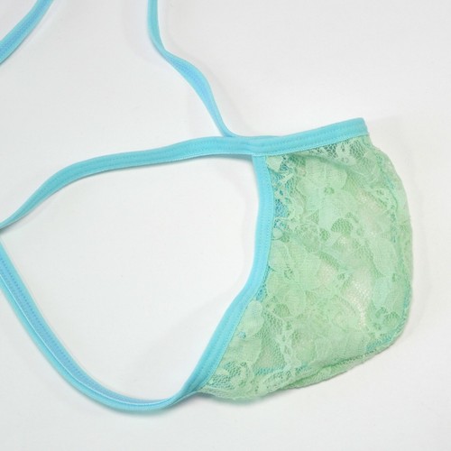 K699 K6999 Herren String Beutel Tanga Dreieck Rücken Stretchbar Spitze Blumenmuster - Bild 9 von 19