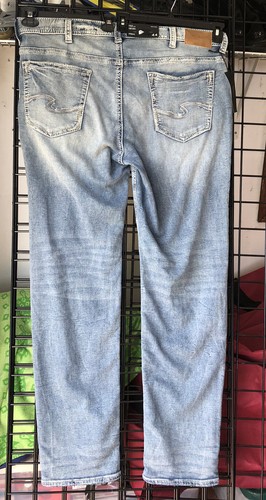 NWT Mens Grayson Style Silver Jeans Big 
