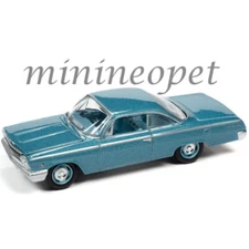  JOHNNY LIGHTNING JLSP187 A 1962 CHEVROLET BEL AIR 1/64 DIECAST MODEL CAR BLUE
