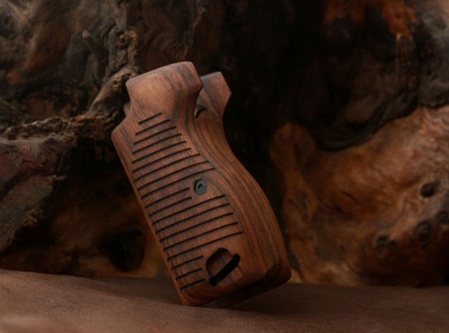 KSD Brand SIG P210-1/-4/-5/-6/DK M49 Impugnatura in noce compatibile con anello cordino - Foto 3 di 3