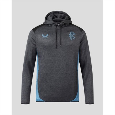 Castore Mens Rangers Hoodie Hooded Top Licensed