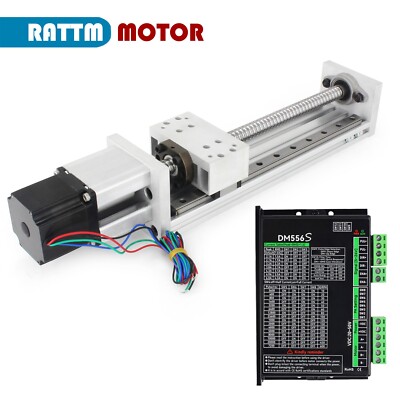 US SHIP】DM556S Driver + ZBX80 600mm Linear Stage Motion Actuator XYZ Axis
