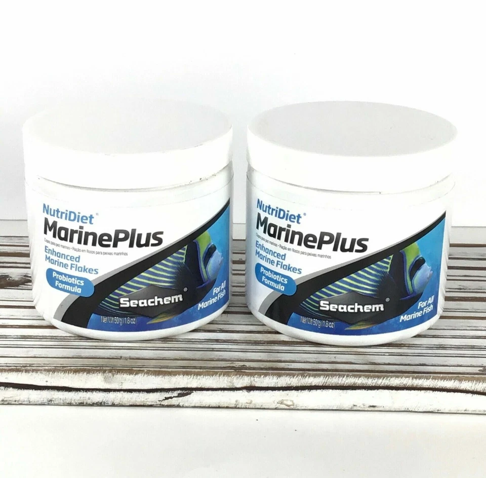 Fórmula de alimento probiótico para peces 2 escamas Seachem NutriDiet Marine Plus 50 g 08/2024 Foto 4 de 4