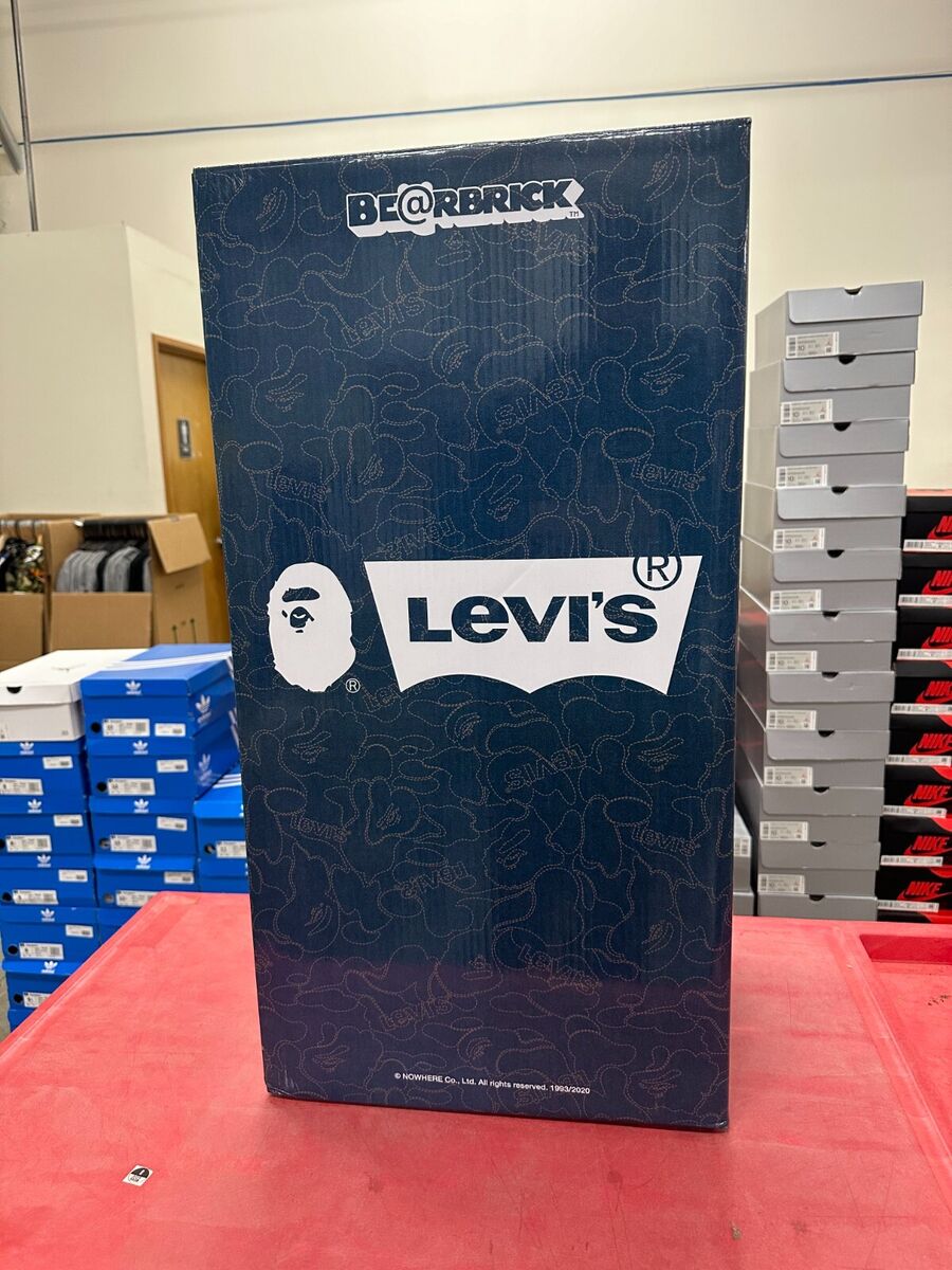 Pre-Owned BearBrick x BAPE x Levis 1000% | eBay Pre-Owned BearBrick x BAPE x Levis 1000% | eBay