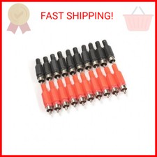 Honbay 20PCS Solder RCA Plug Male Audio Video Adapter Connector Professional