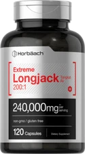 Longjack 200:1 | 240,000mg | 120 Capsules | by Horbaach