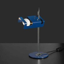 Oluce Oluce Mini Spider 294 - Blu - Lampada da tavolo design Joe Colombo