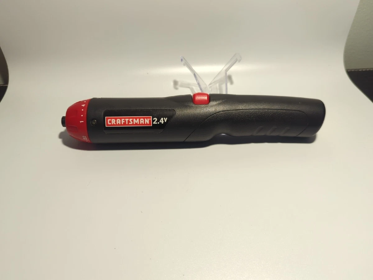 craftsman Cordless Screwdriver Model 973.111380 2.4V TOOL ONLY UNTESTED