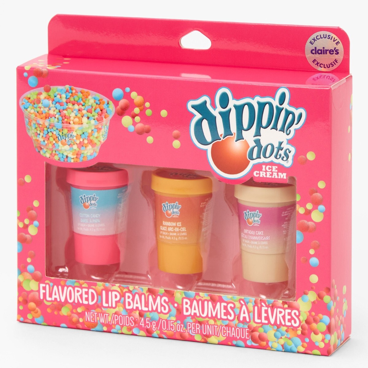 Pepsi® Claire's Dippin' Dots® Flavored Lip Balm Set - 3 Pack | eBay UK