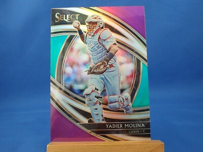 Yadier Molinla Select 2020 Tri Color Prizm