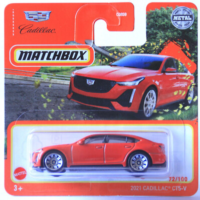 Matchbox 2021 Cadillac CT5-V Spielzeugauto Rot 2022 72/100 HFR37