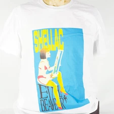 Shellac Hardcore Noise Punk Rock Short Sleeve White Unisex T-shirt S-3XL