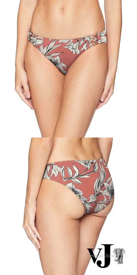 Roxy Juniors Printed Softly Love Full Bikini Swimsuit Bottom - Image 2 of 4