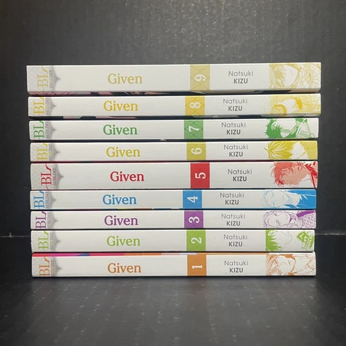 Given Manga Volumes 1-9 BL Brand New English Authentic