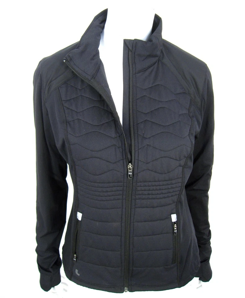 Lolë Manga Larga ACTIVE WEAR TOP CUELLO FALSO TALLA L GRANDE NEGRO CREMALLERA COMPLETA  Foto 3 de 4