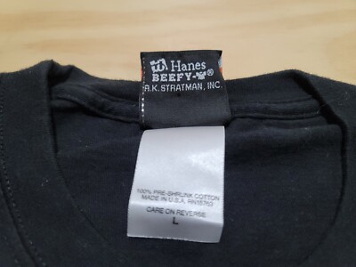 HANES BEEFY Harley Davidson Mens T-Shirt Live Life Wild Niagara