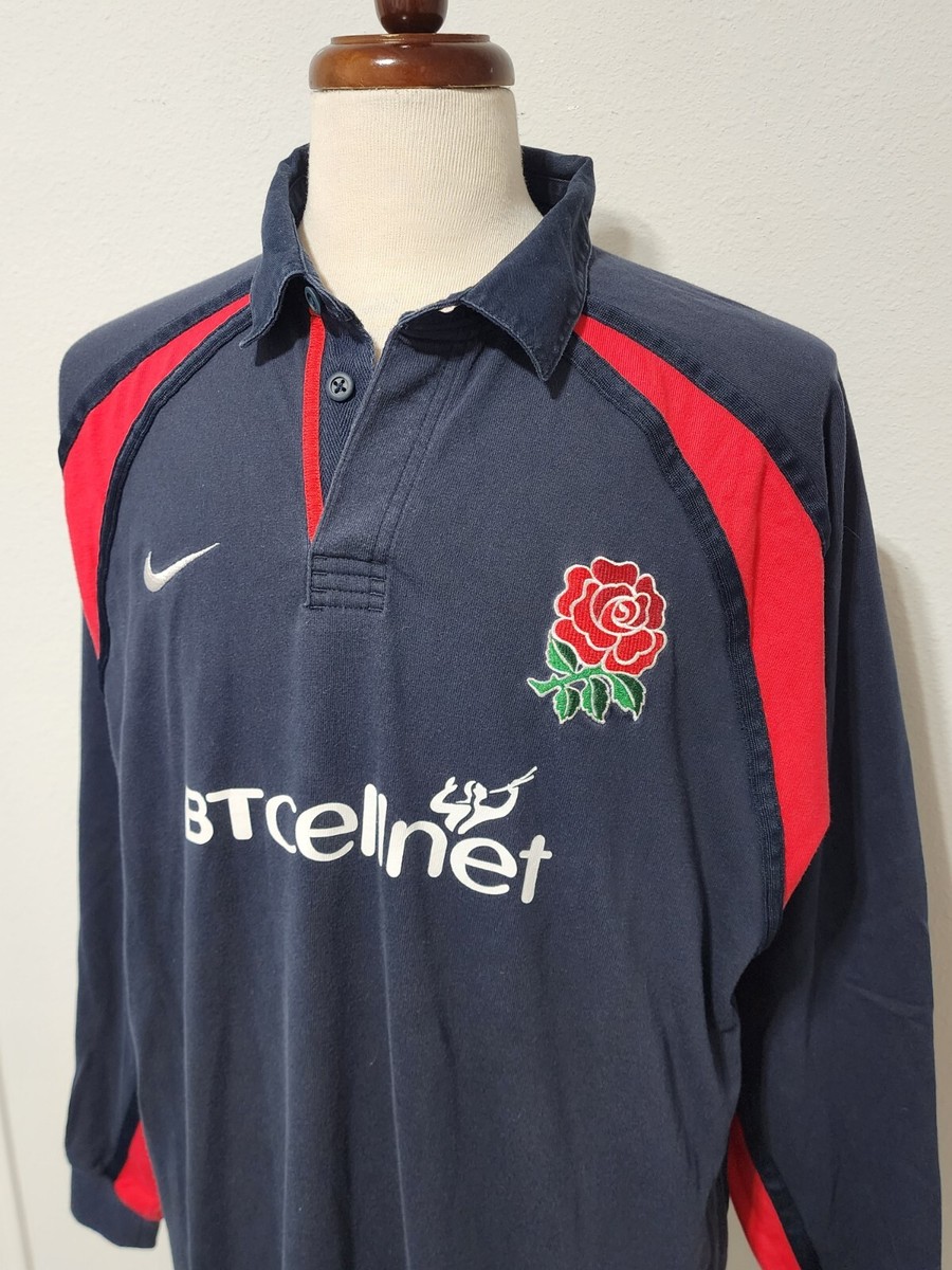 ウェア 90-00s NIKE TEAM England Rugby Jersey XL Vintage Nike ENGLAND Rugby Shirt Men's Large | eBay