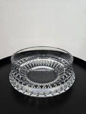 Vintage Bleikristall Glas Nachtman Schwere "Europa" Schale aus 1960er-Jahren