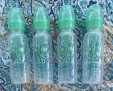 Dr. Brown  s Anti-Colic Baby Bottle Set of 4 Green 8oz