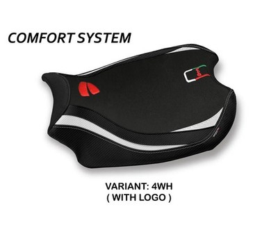 Sattelbezug Kompletter Sitz Glinka Comf Wei TPZ DUCATI PANIGALE V4 2018 2026 UL
