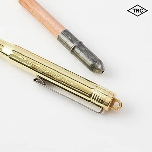 TRAVELER'S COMPANY TRC Solid Brass Ballpoint Pen Limited Card Japan 36726006 image 5