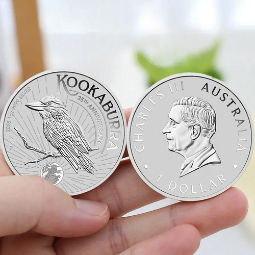 2025 1 Unz Silber Kookaburra Coin 999 Australien $ 1 35. Jubiläumsbu - Bild 5 von 11