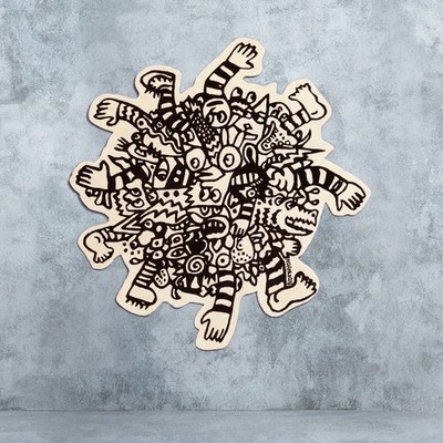 IKEA Art Event 2019 Carpet RUG Artist Noah Lyon Keith Haring NEW