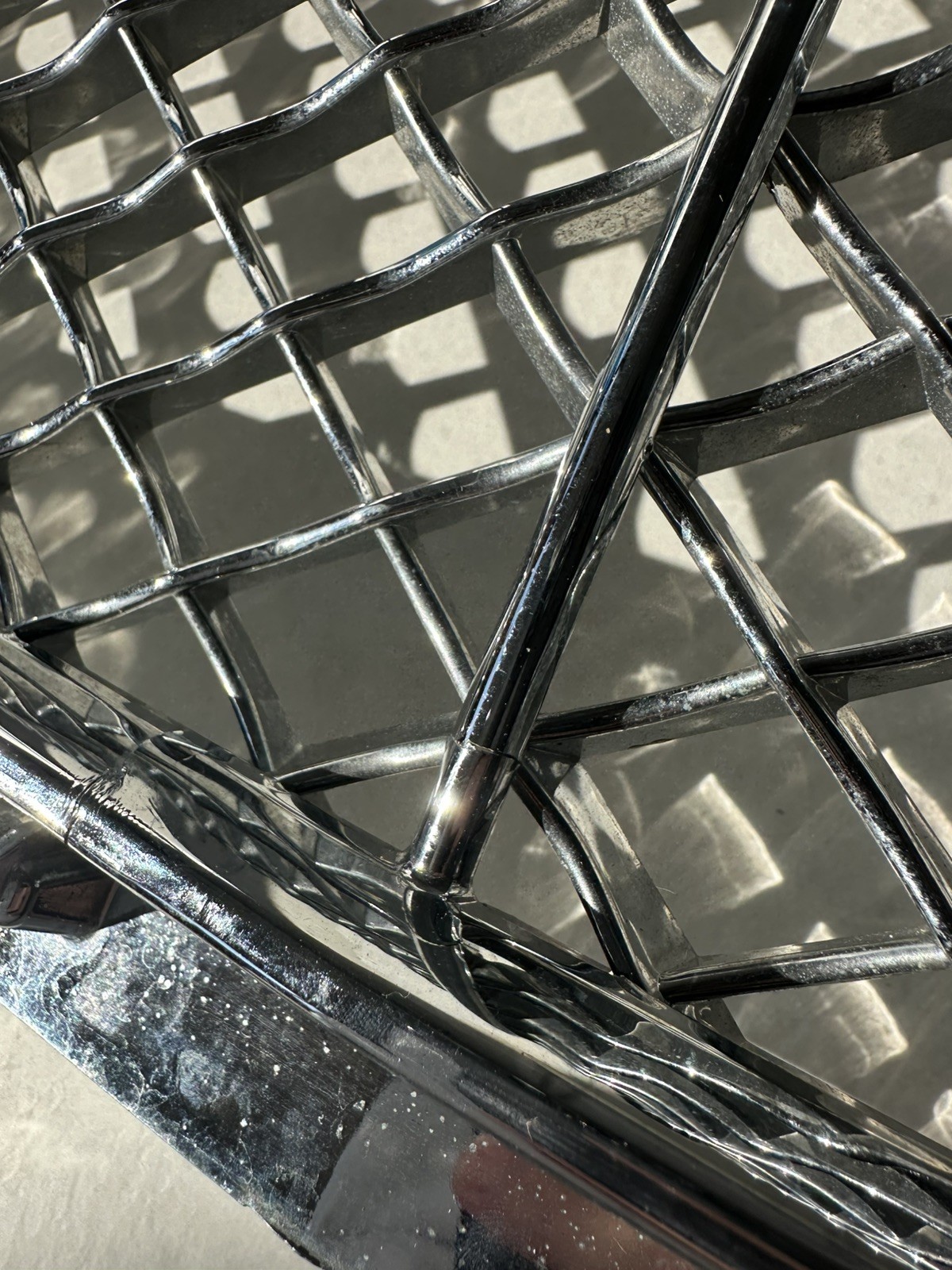 Bentley Continental GT Front Grille Bezel and meshes Chrome with Camera 