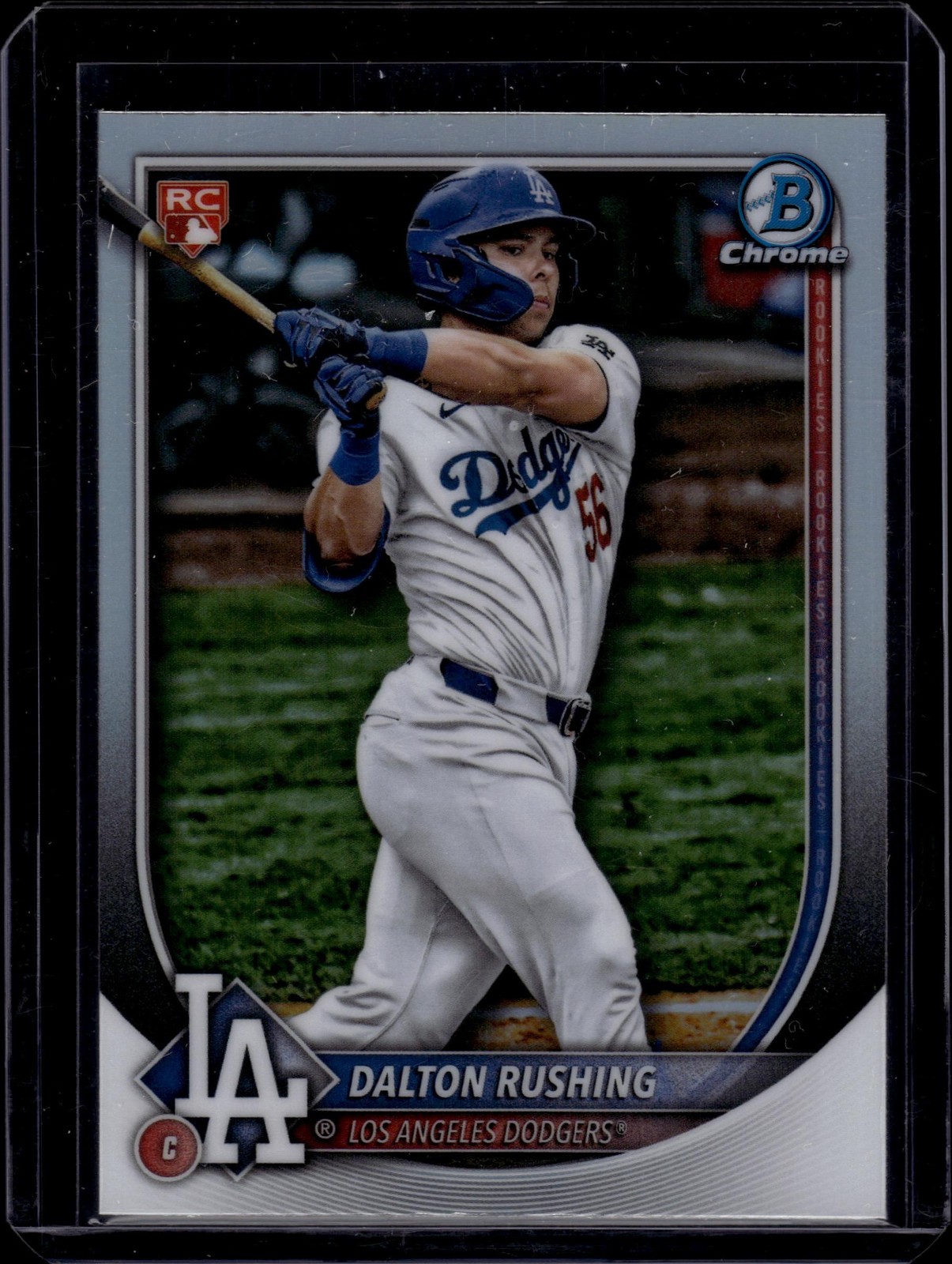 Dalton Rushing 2025 Bowman Chrome Red Logo #100b