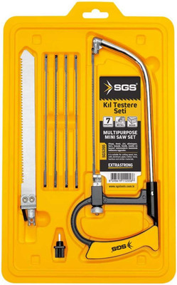 Power Path 7-Piece Multipurpose Mini Set   Precision Hand Saw Kit with Blades fo
