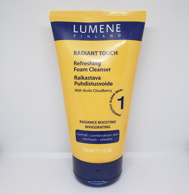 Lumene Radiant Touch Refreshing Foam Cleanser Arctic Cloudberry 5.1 Discontinued