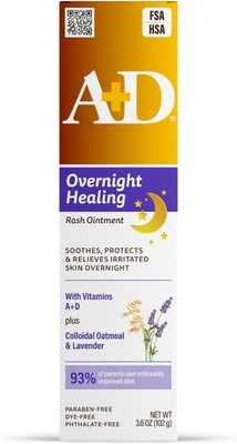 A+D A & D Overnight Repair Ointment, 3.6 oz
