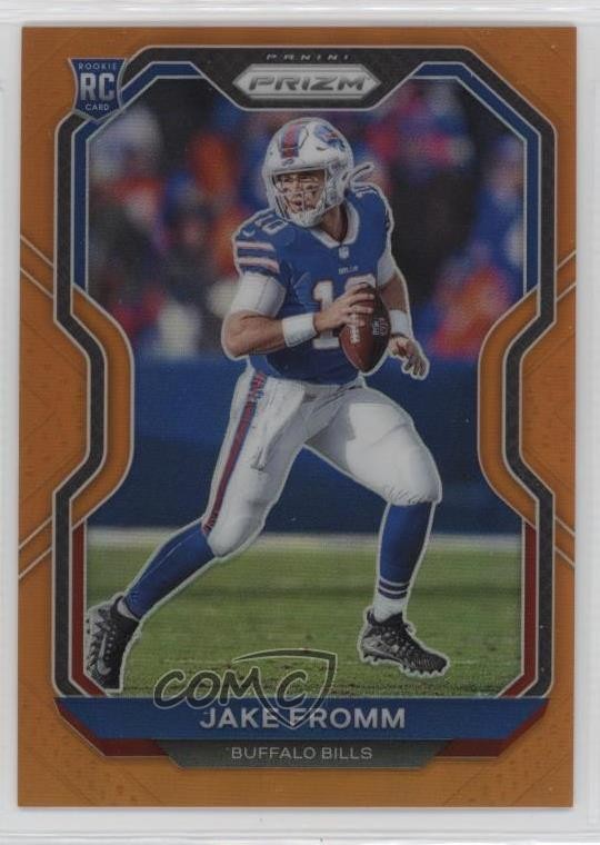 2020 Panini Prizm Rookie Orange Prizm 182/249 Jake Fromm #310 8az