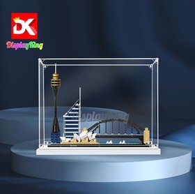 Display King -Display case with screw for Lego Sydney 21032 (NEW)