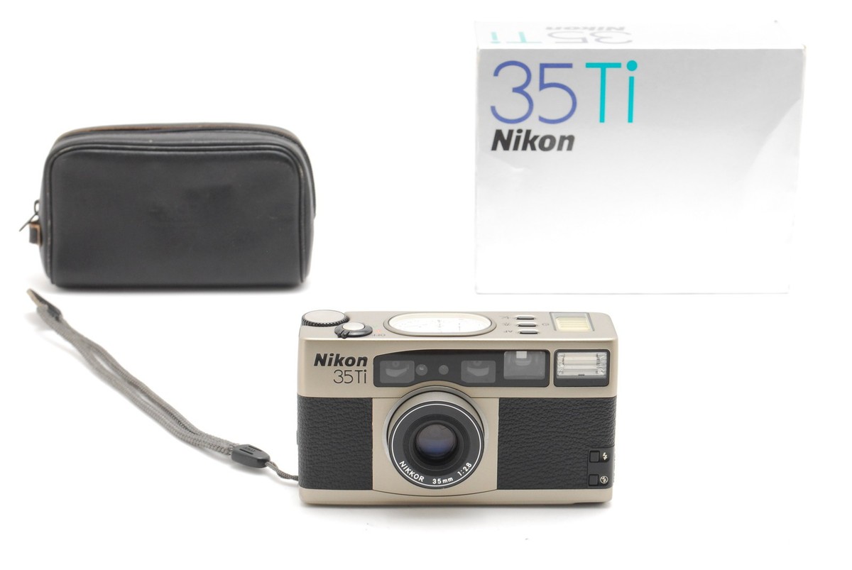 Top Mint w/Box】Nikon 35Ti 35 Ti 35mm Point & Shoot Film Camera