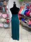 Size 0 Teal Green beaded waist Prom Homecoming Formal Evening gown Dress NWT — photo 6