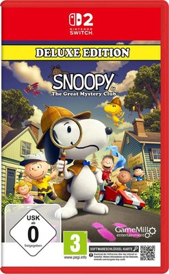 Snoopy & The Great Mystery Club Deluxe Edition Nintendo Switch 2   NEU & OVP