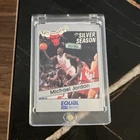 The Star Co. 1991 Silver Season Michael Jordan Card 1 of 16 25th Anniv Bulls