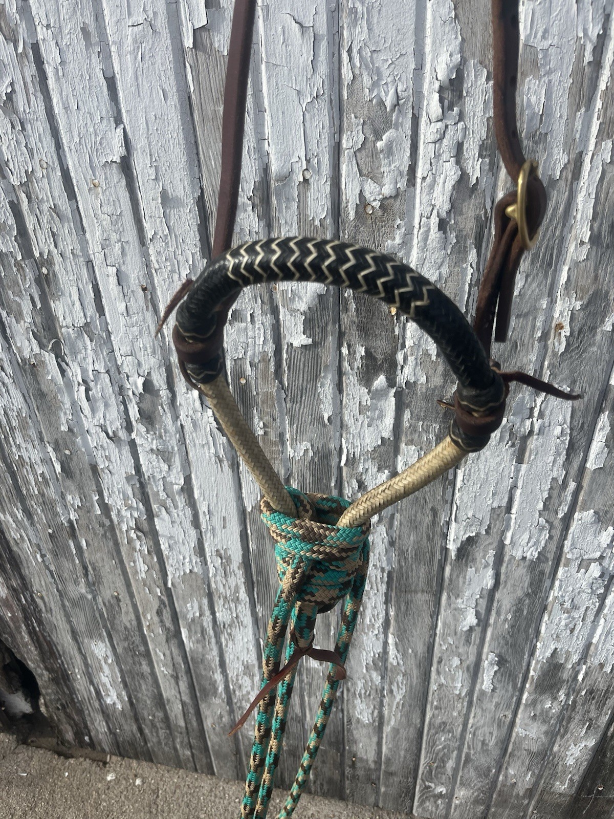 Western Bosal With Yacht Mecates