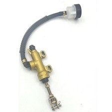 Universal Motorcycle Rear Foot Brake Master Cylinder Pump Hydraulic Refit Gold
