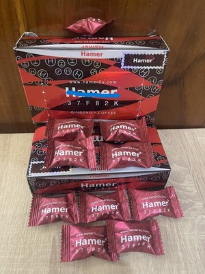 PROMO - RARE EXCLUSIVE - Hamer Coffee Gingseng Candy 1 Box 30 pcs