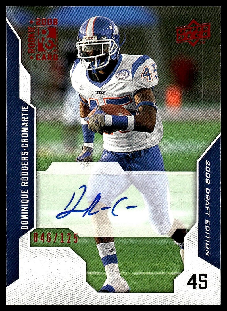 Dominique Rodgers-Cromartie Upper Deck Draft Edition #27 Autograph