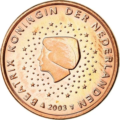 [#772679] Niederlande, 5 Euro Cent, 2003, VZ, Copper Plated Steel, KM:236 - Bild 1 von 2