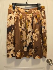 Women's Talbots Lined SKIRT - Size 8 p - multicolor
